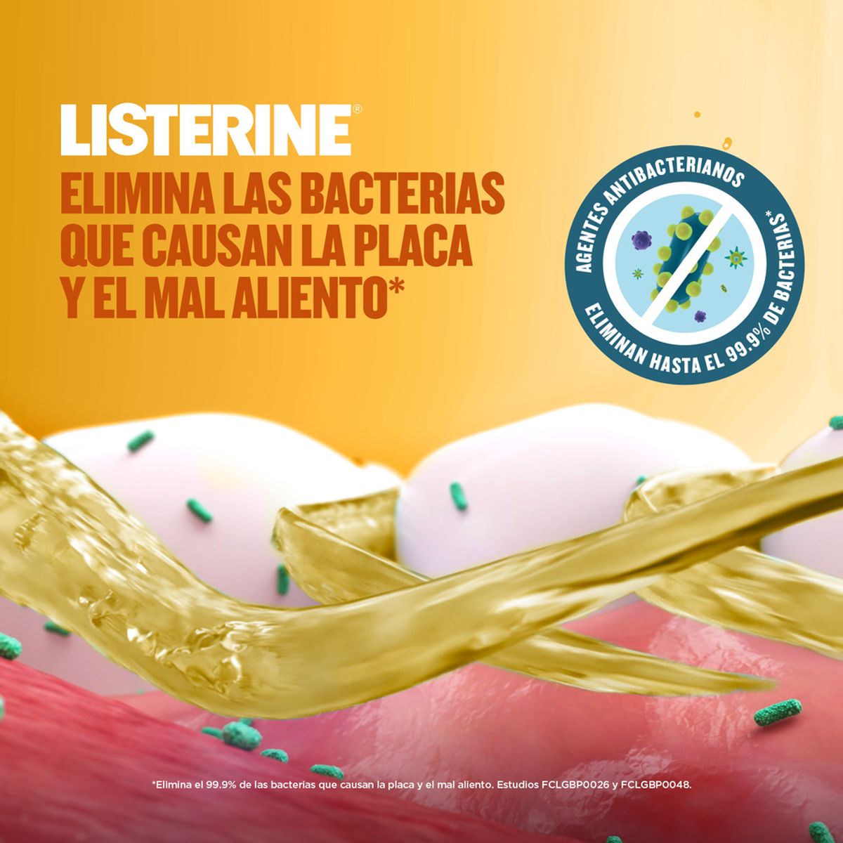 LISTERINE - Enjuague Bucal Listerine Solucion X 500ml