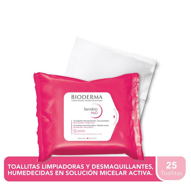 BIODERMA - Toallas Desmaquillantes Bioderma Sensibio H2o X 25und