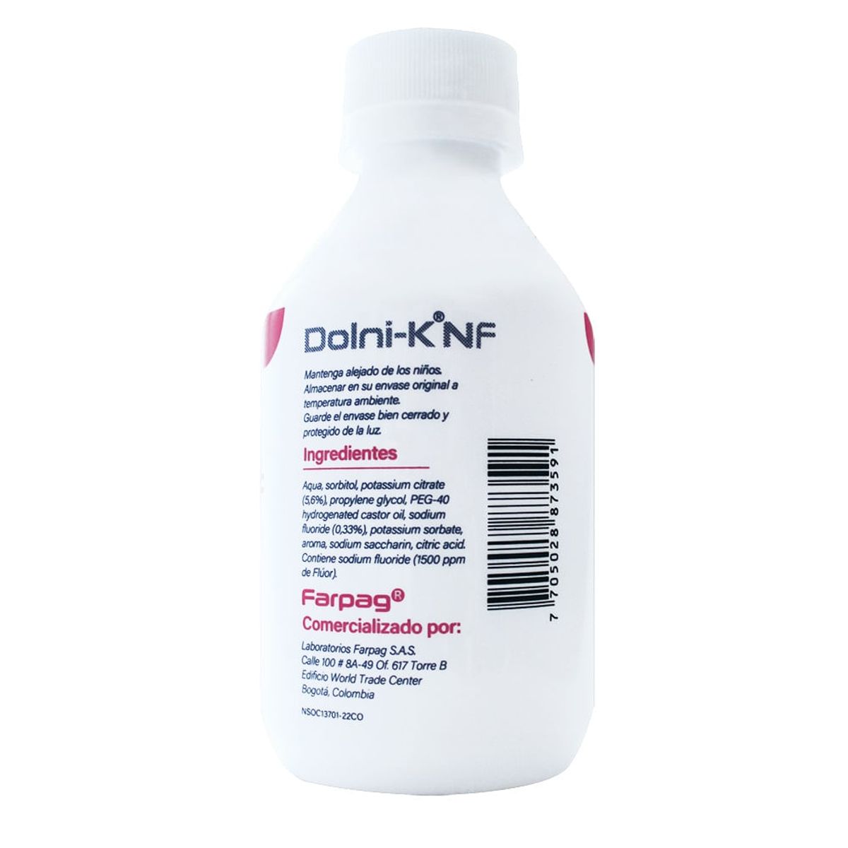 GENERICO - Enjuague Bucal Dolni-k Nf X 180ml