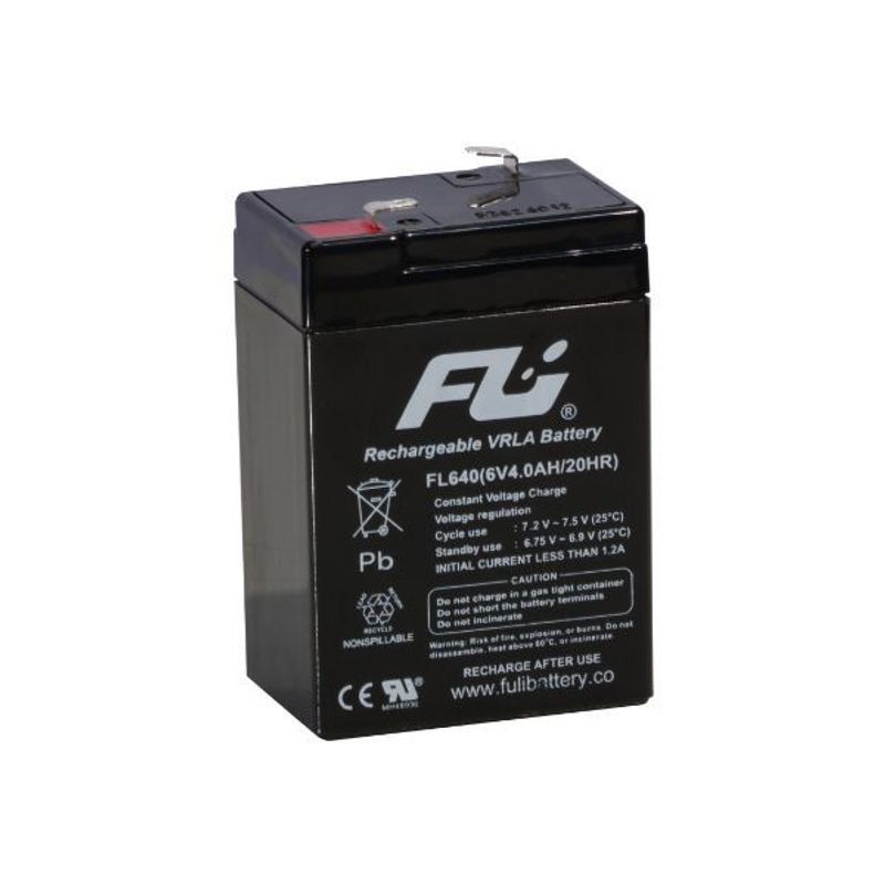 FULIBATTERY - Baterías Sellada 6V-4AH Fulibattery