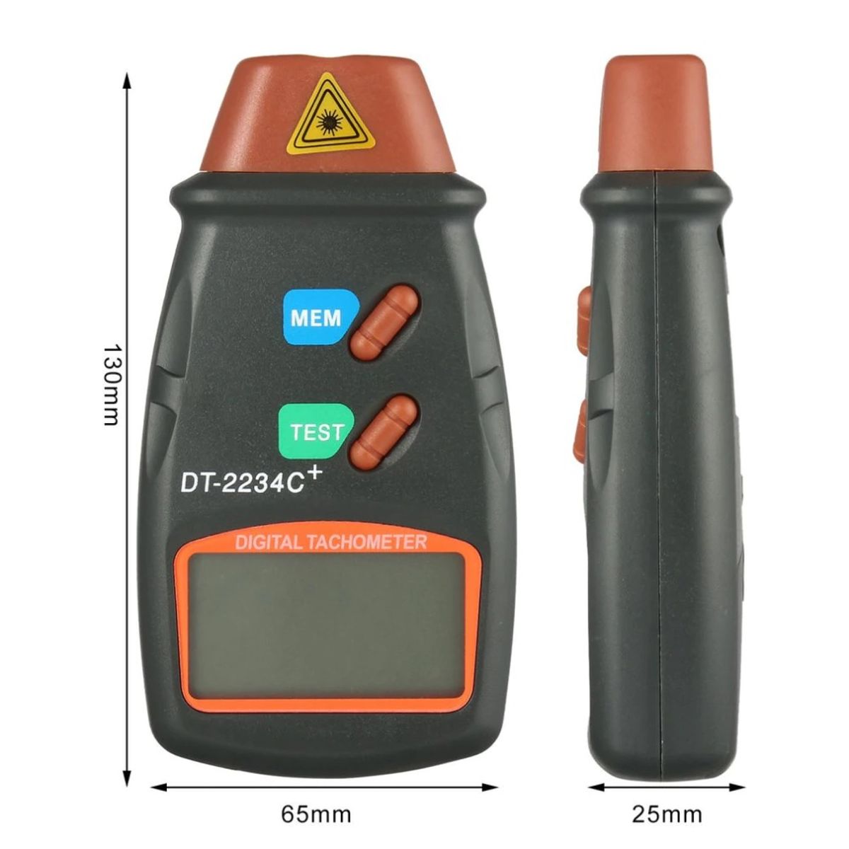GENERICO - Tacometro Digital Laser Medidor Rpm Automotriz Diagnostico