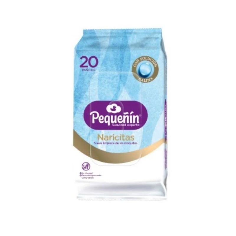PEQUEÑIN - Panitos Humedos Pequenin Naricitas X 20 Und