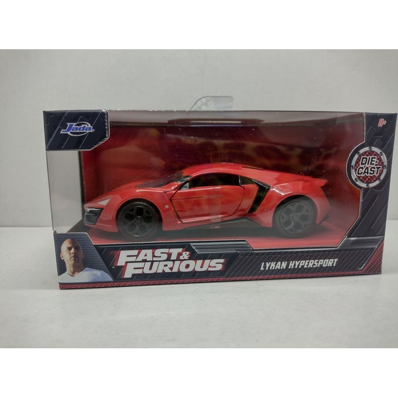 JADA TOYS - LIKAN HYPERSPORT ROJO Rapidos y Furiosos de coleccion