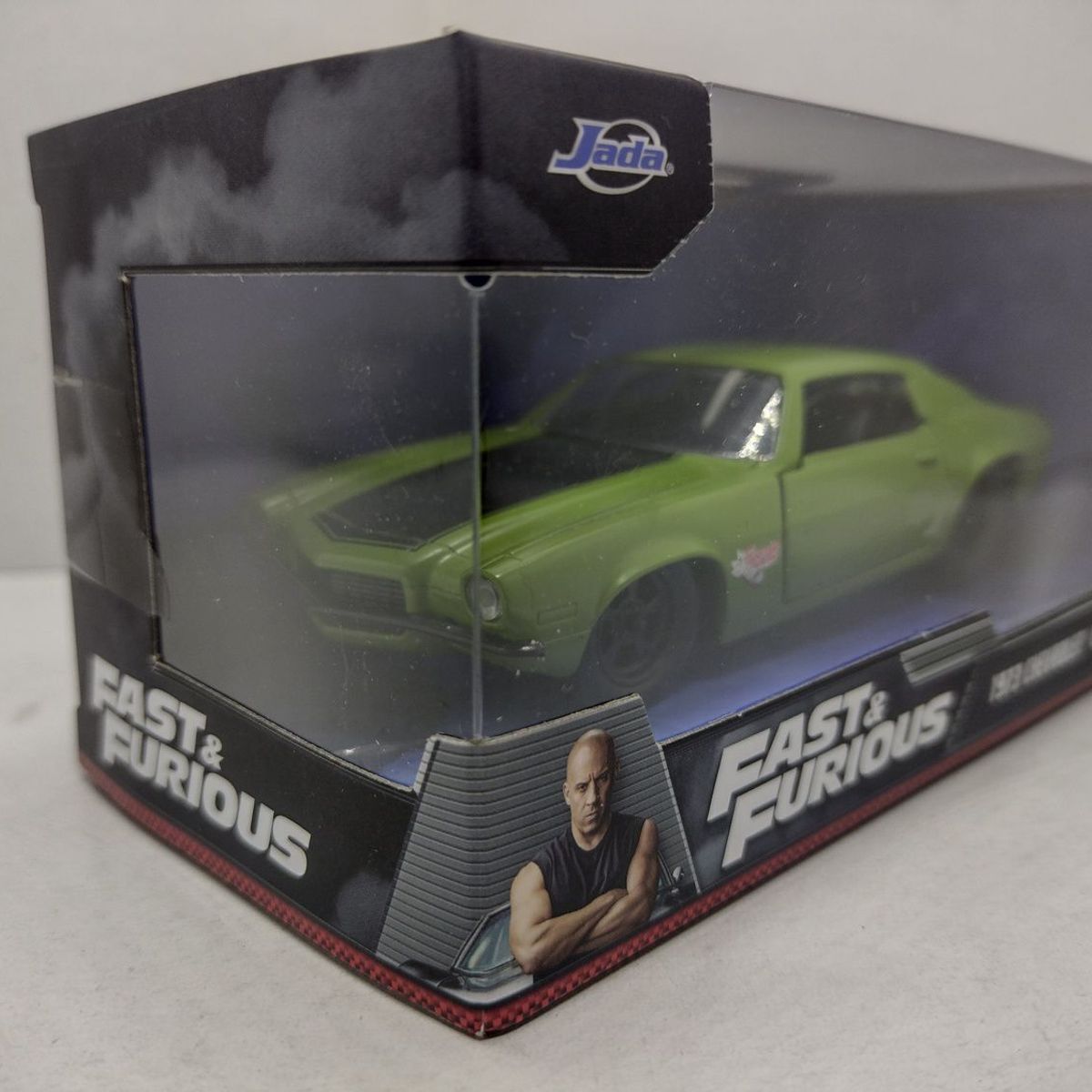 JADA TOYS - CHEVROLET CAMARO 1973 VERDE Rapidos y Furiosos de coleccion