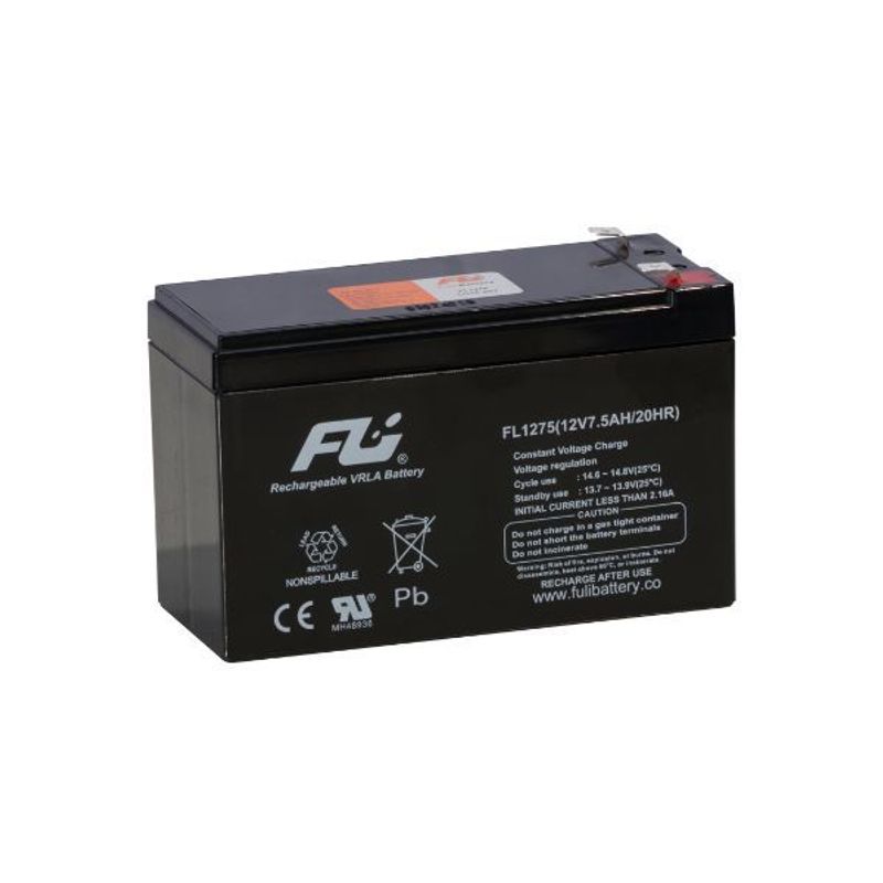 FULIBATTERY - Baterías Sellada 12V-7´5AH Fulibattery