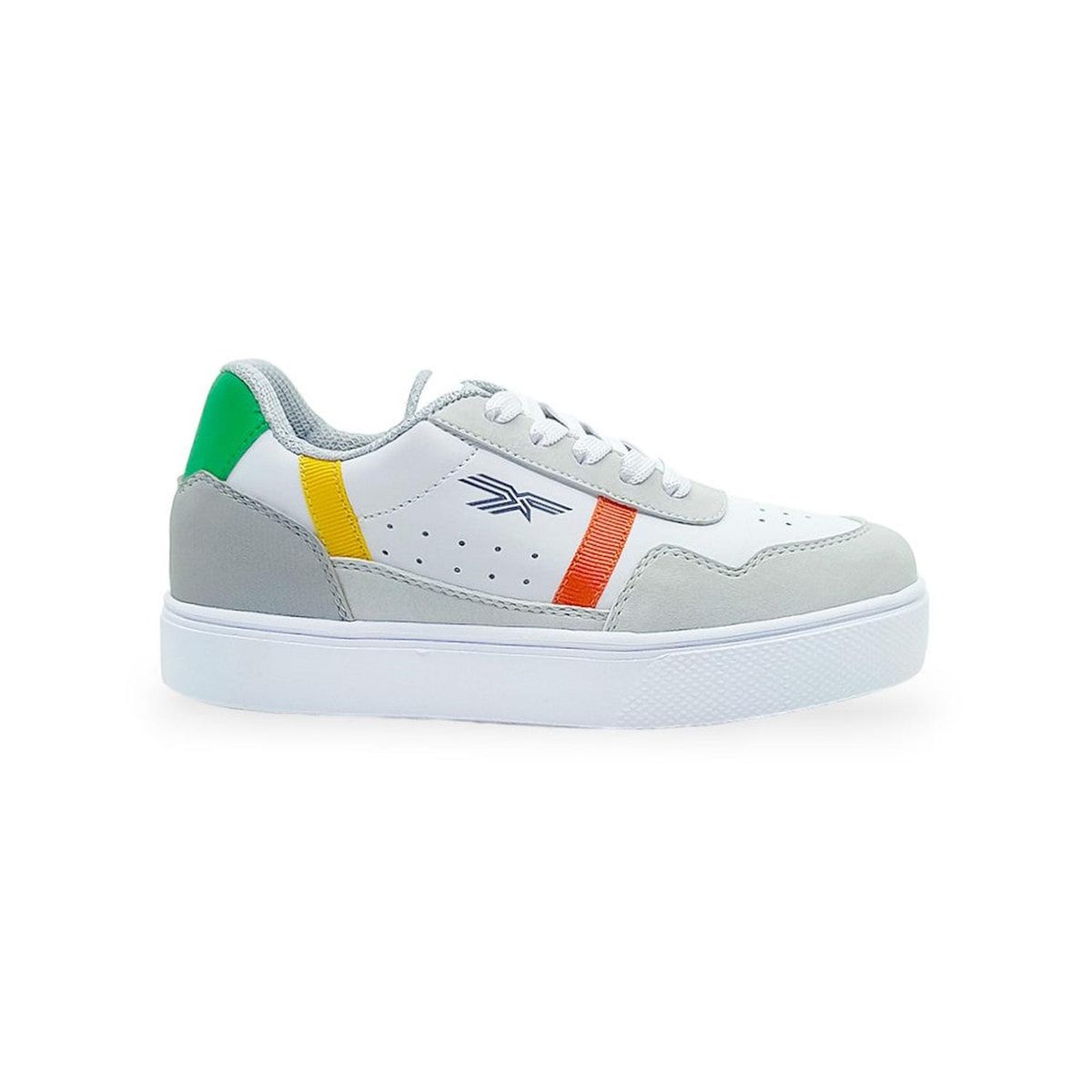 PAPOS - Tenis Niños Revenge Blanco Gris - Zapatillas Niños PAPOS - Crema