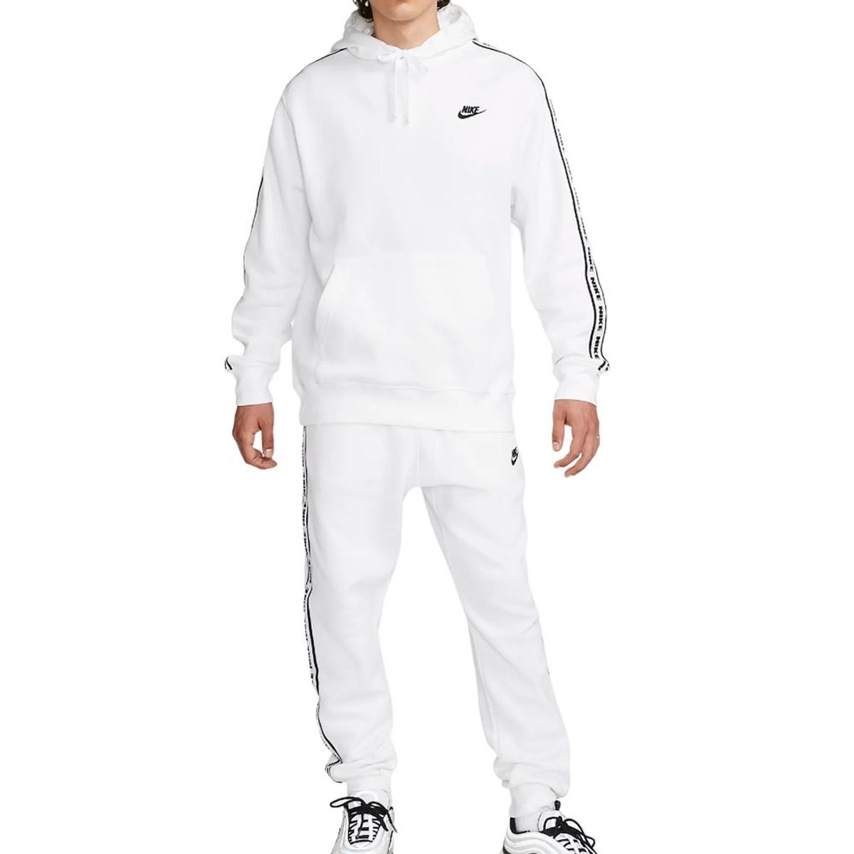 NIKE - Sudadera Nike Club Fleece Sportswear-Blanco