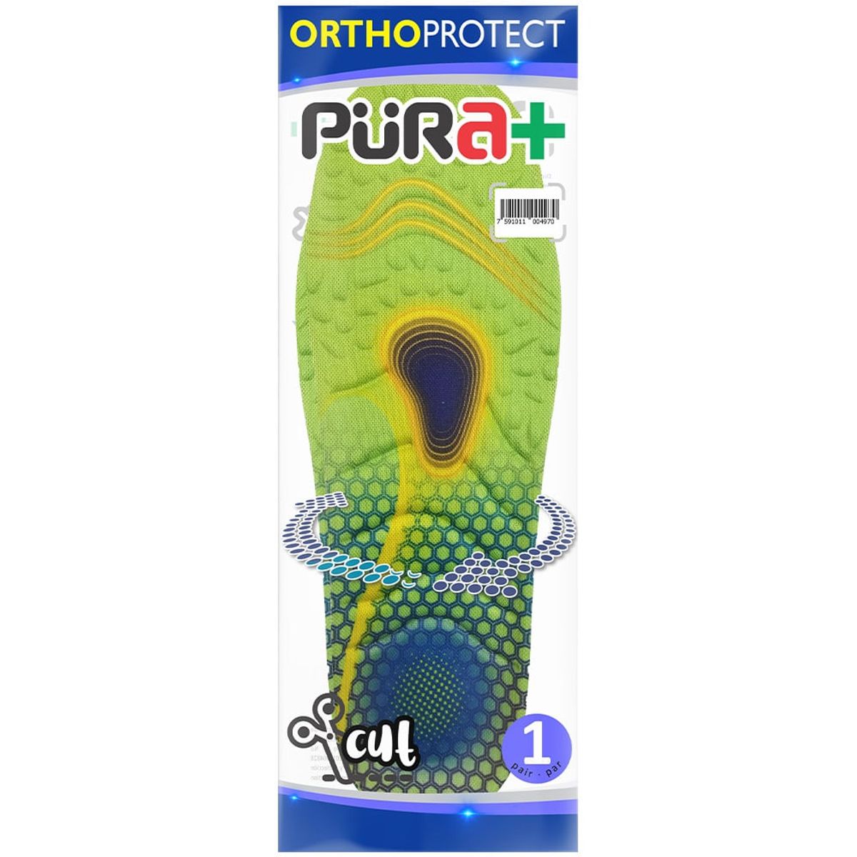 PURA - Plantilla Pura+ Sport Cut 1 Par