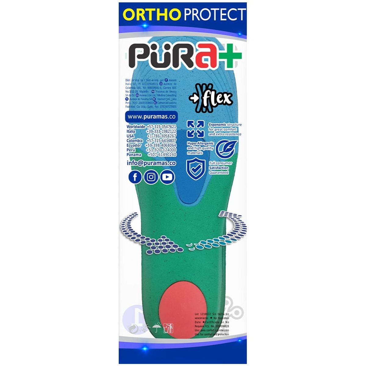 PURA - Plantilla Pura+ Sport Cut 1 Par