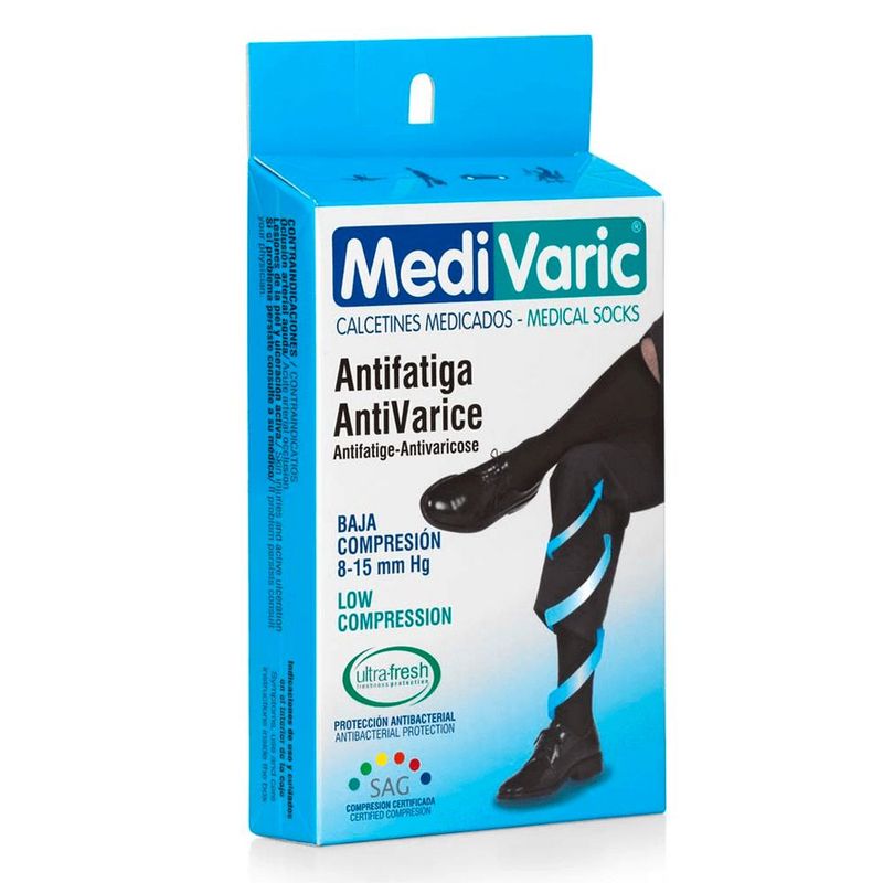 MEDIVARIC - Calcetin Hombre 8-15 Mmhg Medivaric
