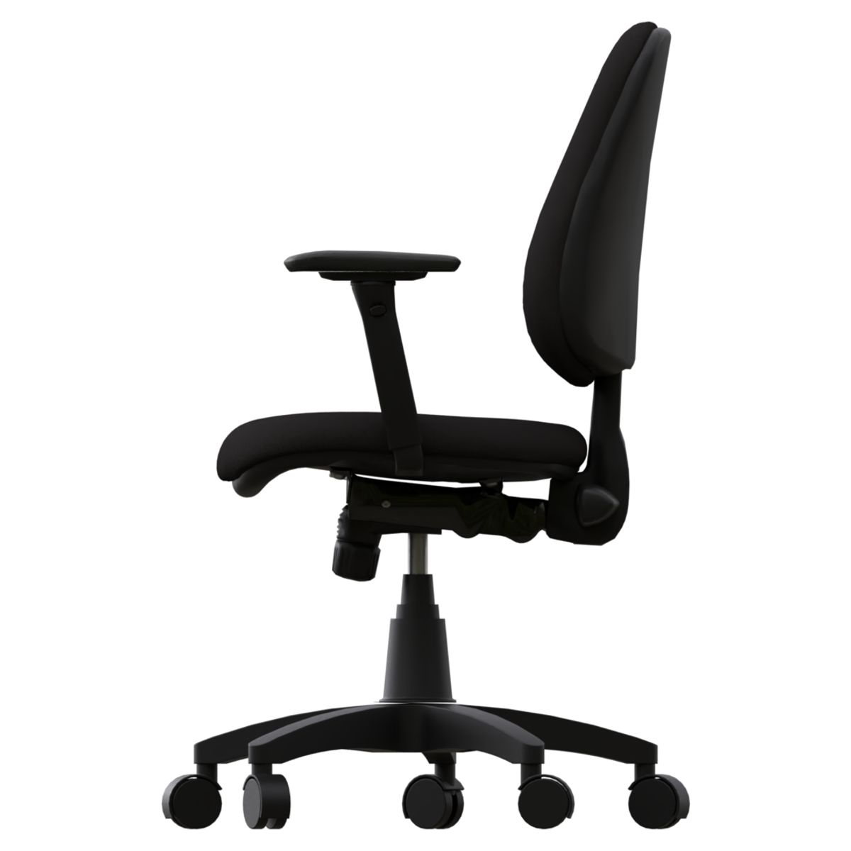 GENERICO - Silla Oficina Ergonómica CP Reclinable con Brazos Graduables NEGRO
