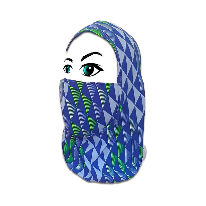 FITNESS - Cuello Sport Balaclava Ciclismo Buff En Licra Azul