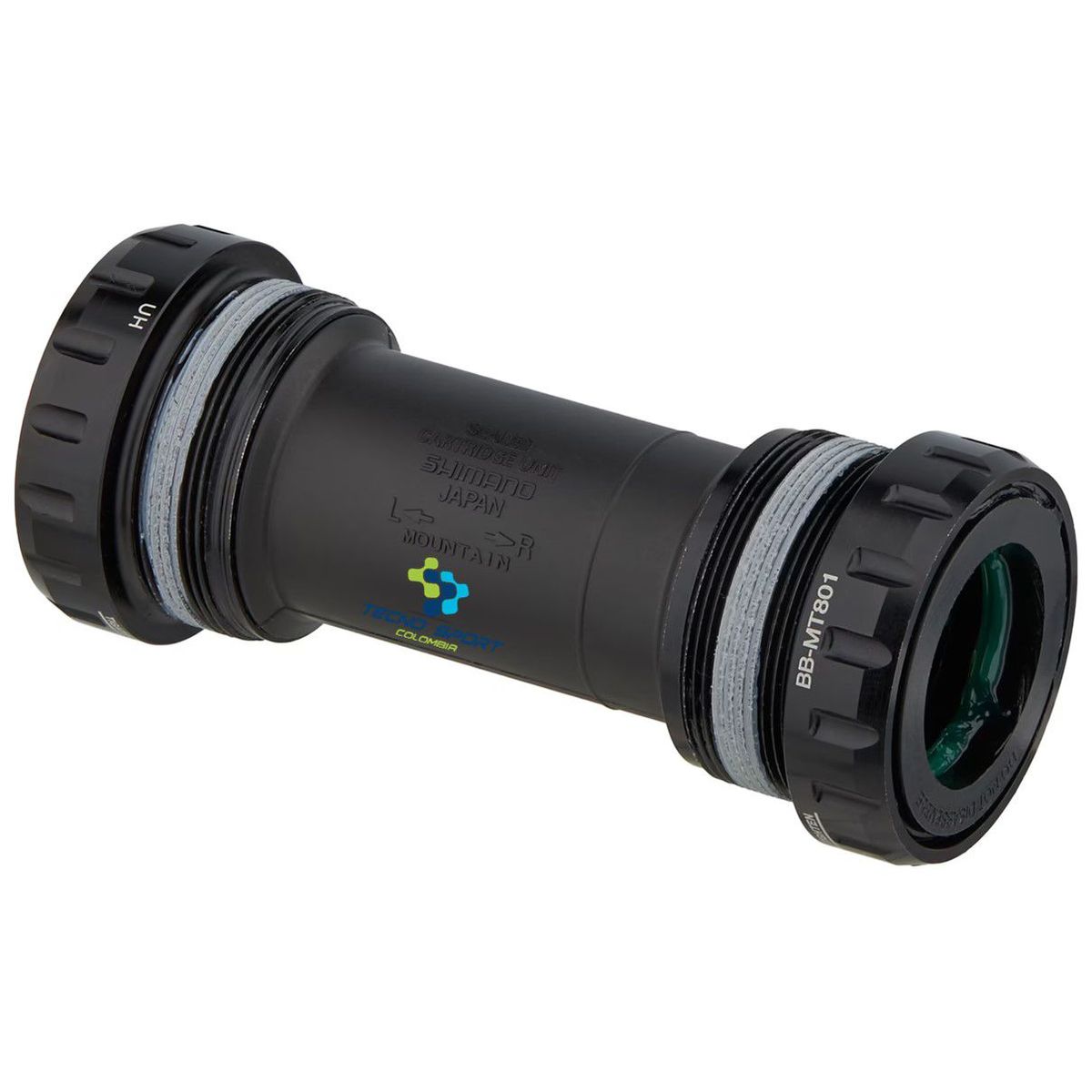 SHIMANO - Eje Centro Shimano Xt Cartucho Caja Pedalier Mt801 Biela Mtb