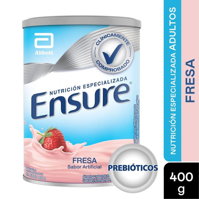 ENSURE - Ensure Polvo Fresa Lata X 400gr