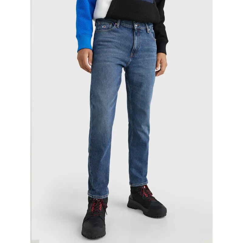 TOMMY HILFIGER - Jeans Dad Ajustados Cónicos Y Desteñidos Hombre Azul Tommy Hilfiger