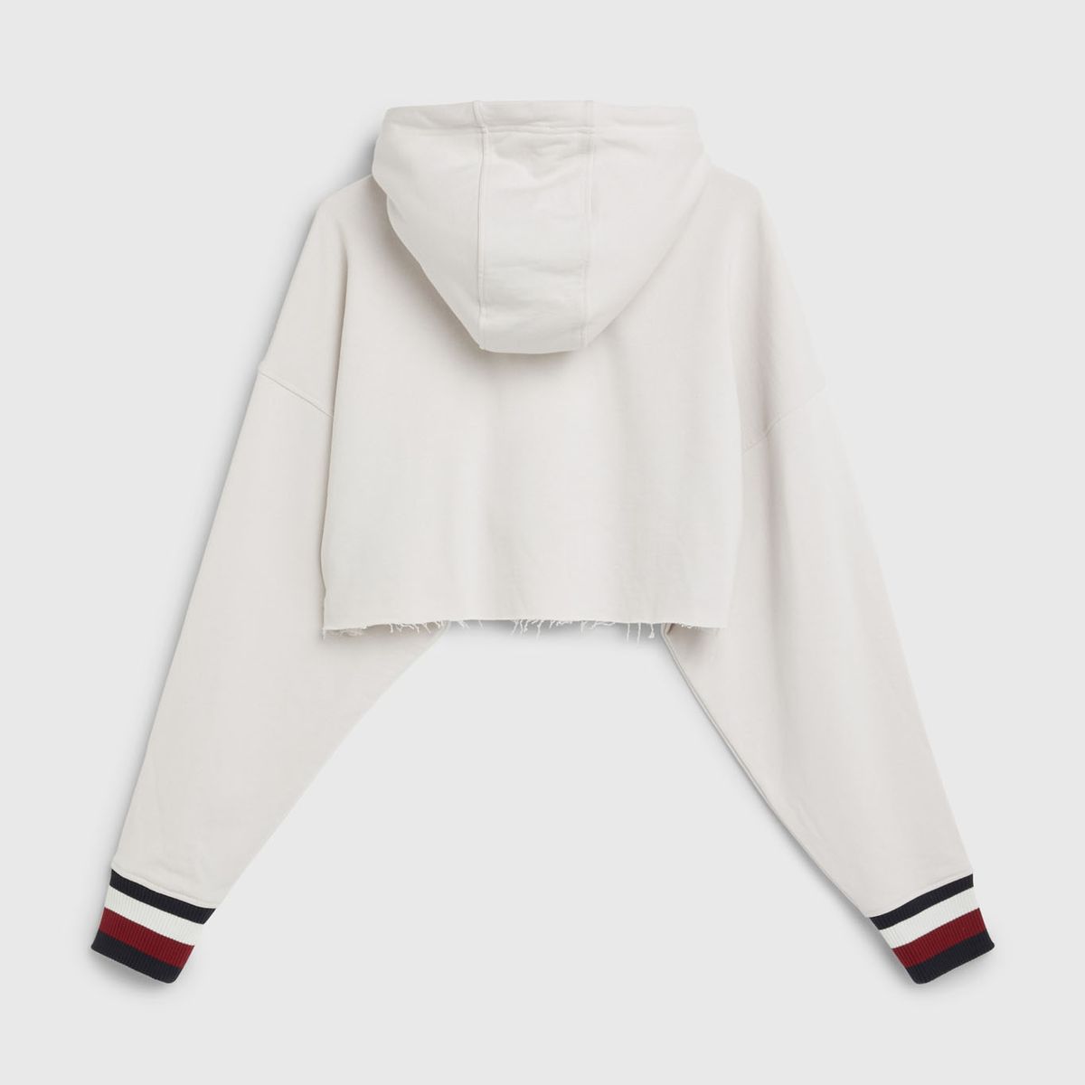 TOMMY HILFIGER - Hoodie Cropped Con Capucha Tommy Hilfiger X Shawn Mendes Mujer Blanco Tommy Hilfiger