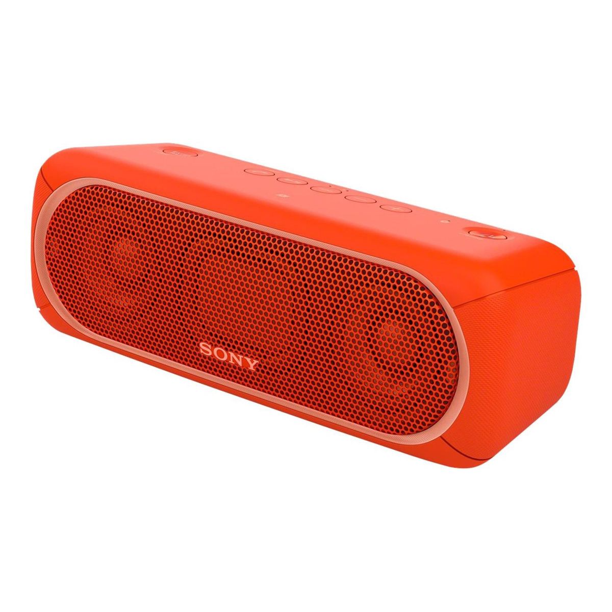SONY - Speaker Sony SRSXB30-RC Bluetooth Rojo Luces Lineales