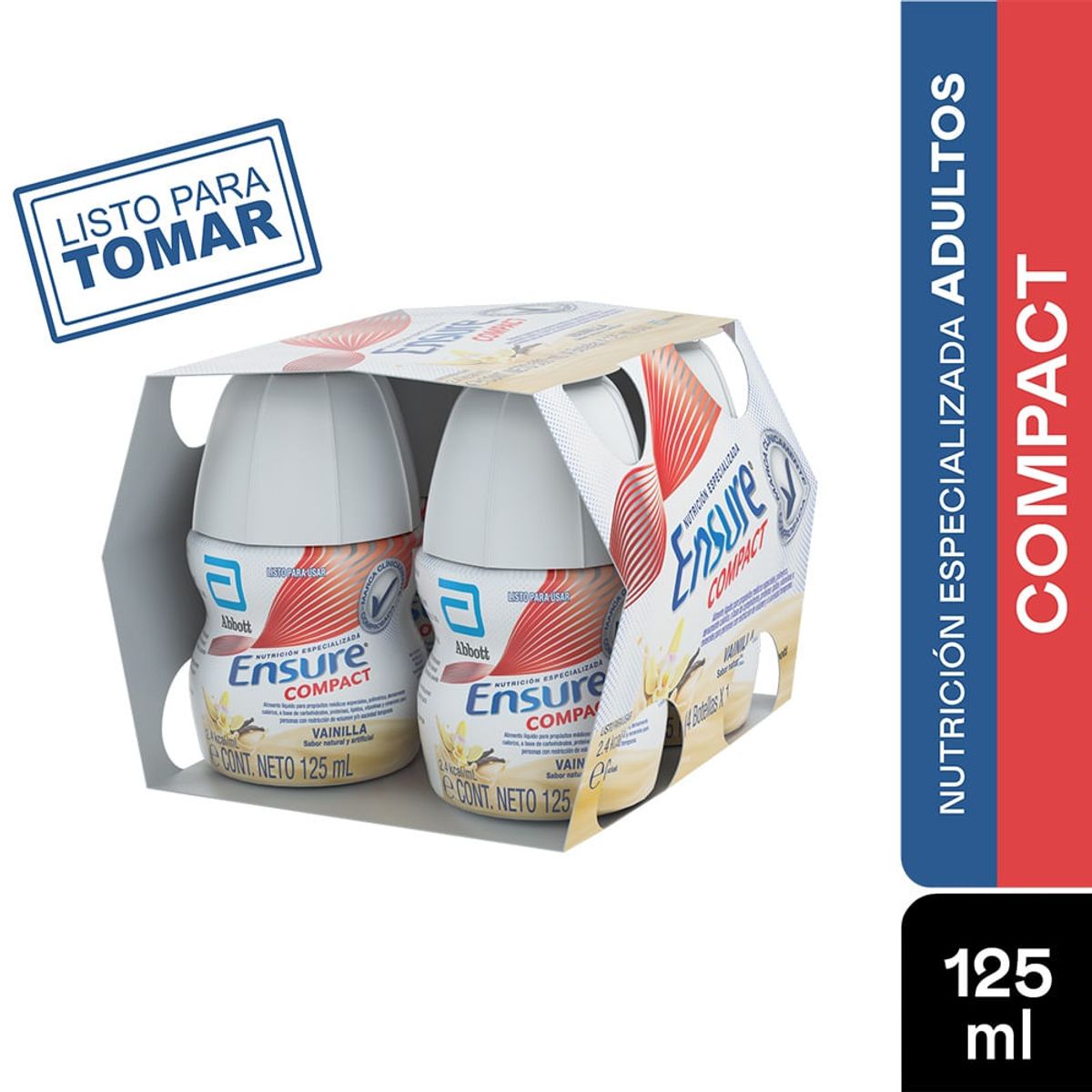 ENSURE - Ensure Compact Vainilla X 4und X 125ml