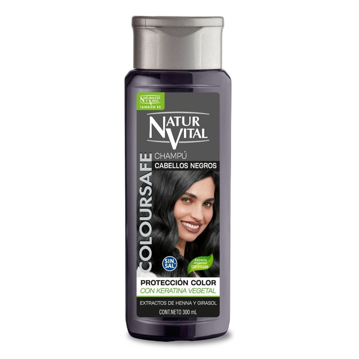 NATURALEZA Y VIDA - Naturaleza & Vida Shampoo Henna Negros X 300ml