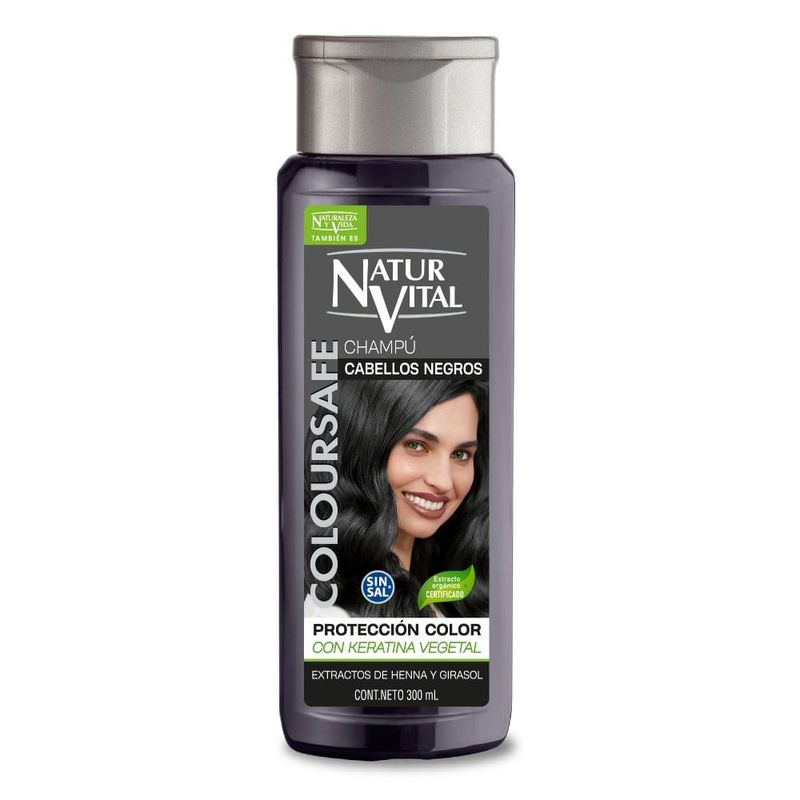 NATURALEZA Y VIDA - Naturaleza & Vida Shampoo Henna Negros X 300ml