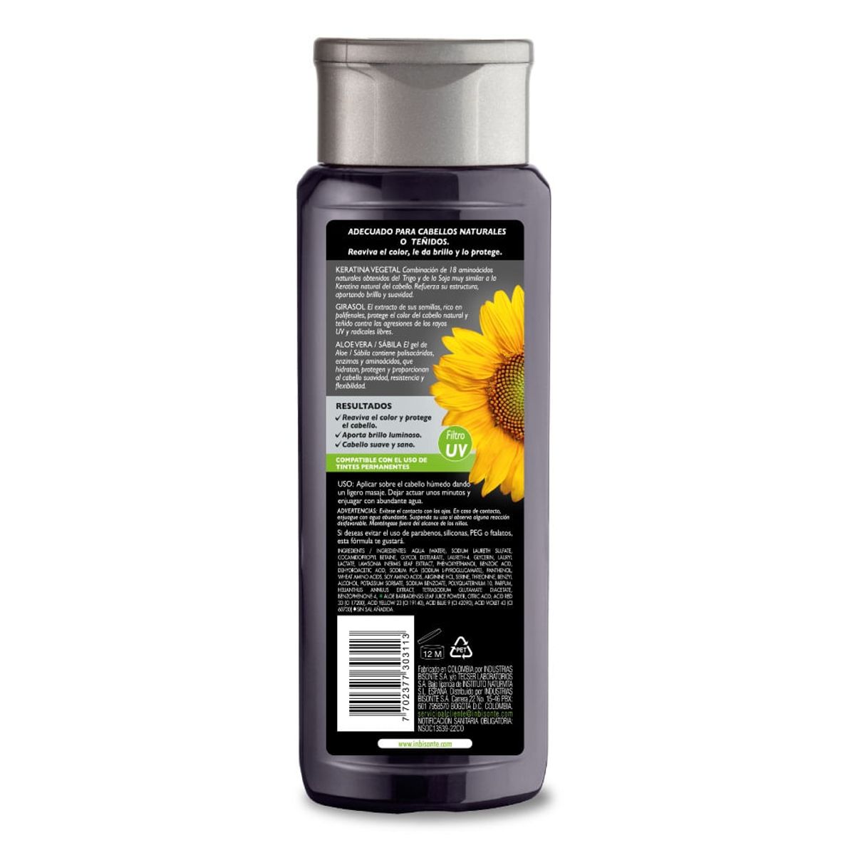 NATURALEZA Y VIDA - Naturaleza & Vida Shampoo Henna Negros X 300ml