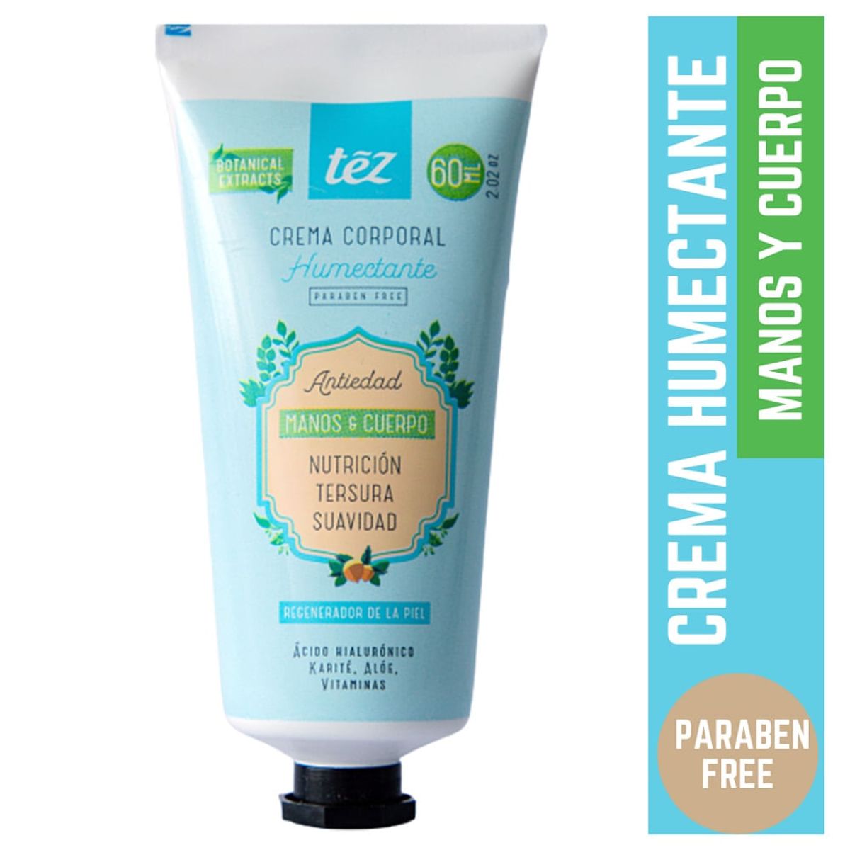 TEZ - Crema Corporal Tez Humectante Antiedad X 60ml
