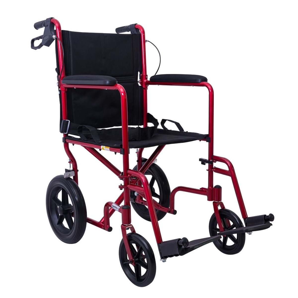 GENERICO - Silla Ruedas Drive Transporte Aluminio Ref. Exp19ltrd Roja