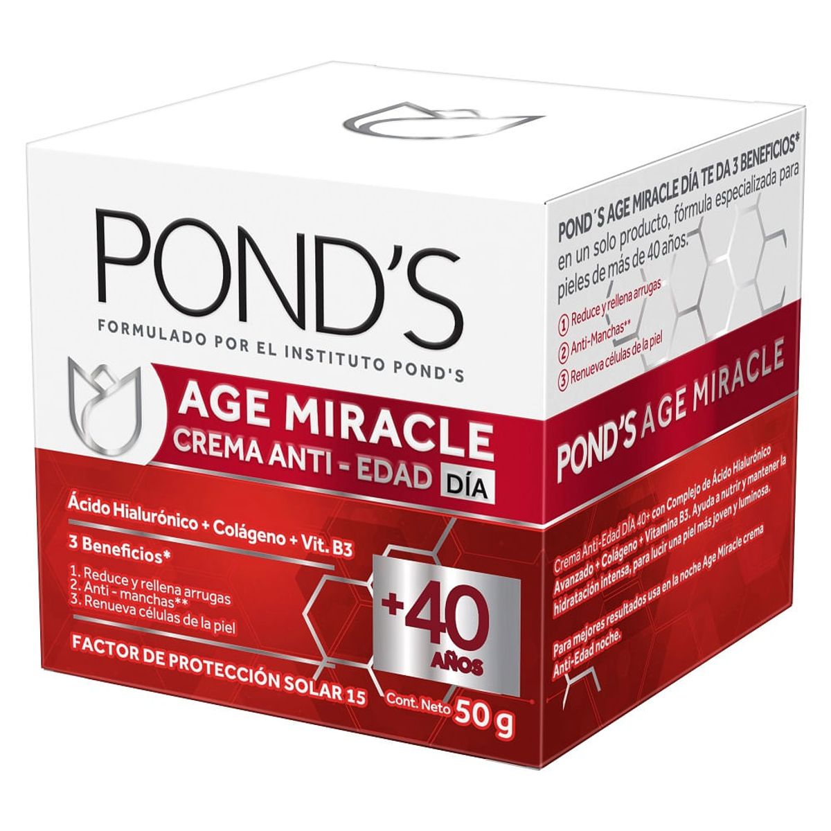 PONDS - Crema Facial Ponds Age Miracle Dia Spf15 X 50g