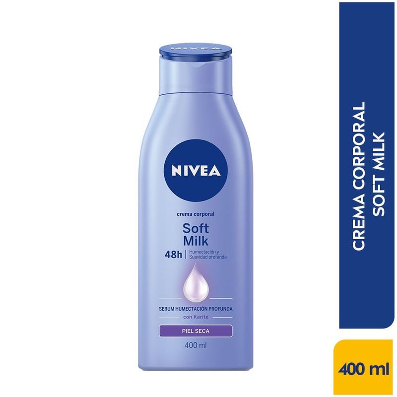 NIVEA - Crema Corporal Nivea Soft Milk X 400ml