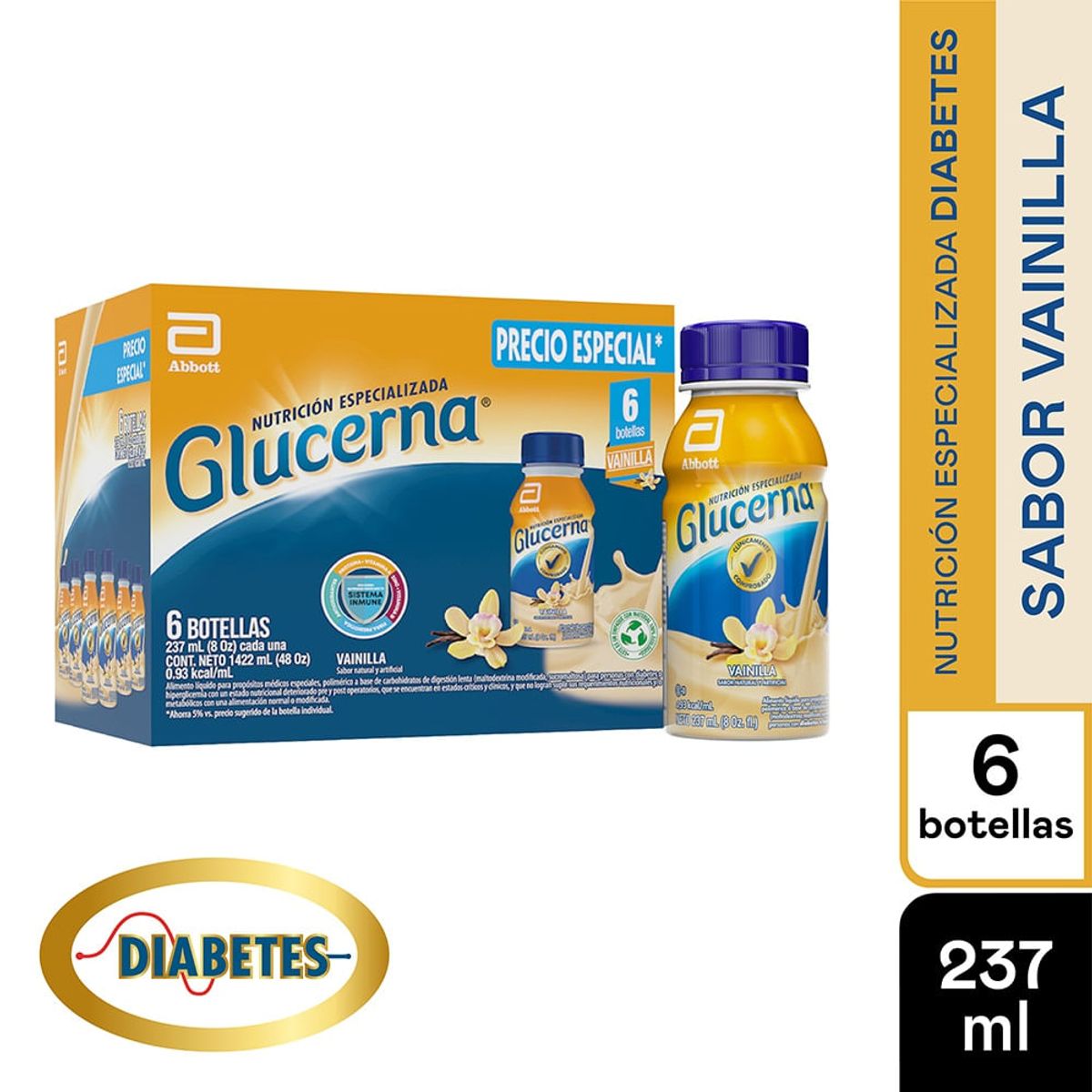 GLUCERNA - Glucerna Vainilla 237ml X 6und