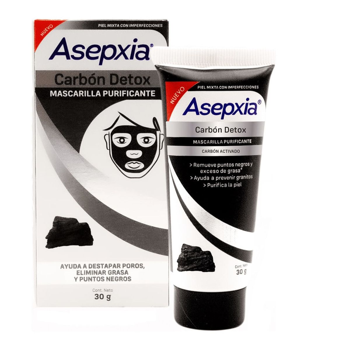 ASEPXIA - Asepxia Mascarilla Facial Antiacne Carbon 30g