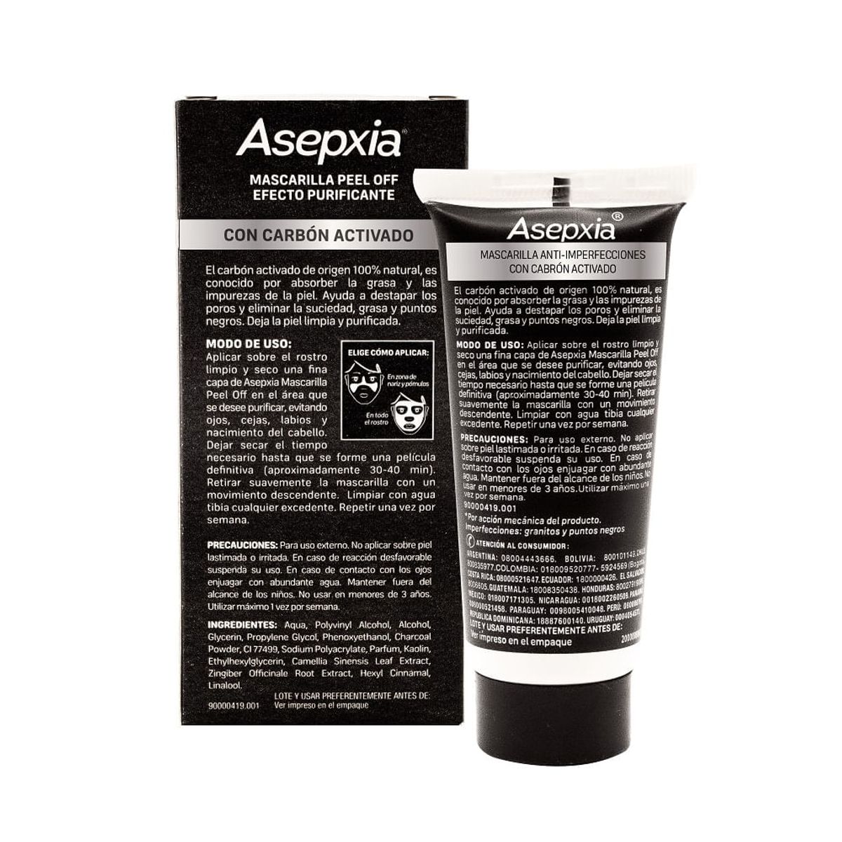ASEPXIA - Asepxia Mascarilla Facial Antiacne Carbon 30g