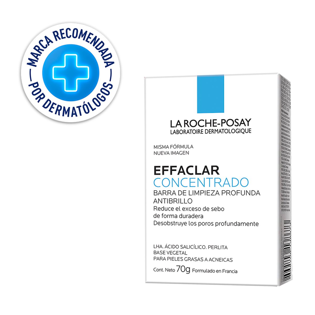 LA ROCHE POSAY - Jabón Corporal La Roche-posay Effaclar Barra X 70g