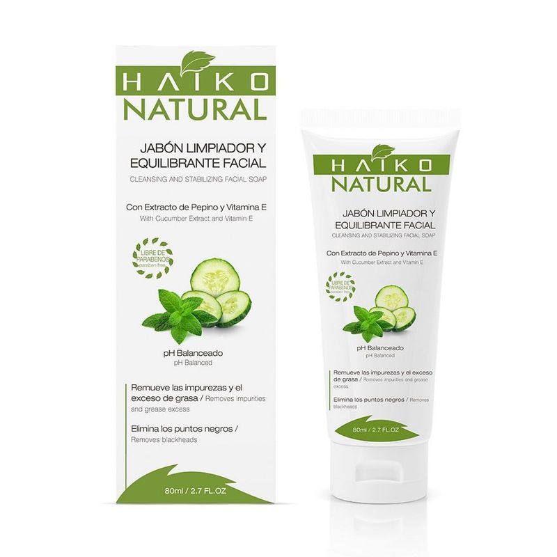 HAIKO NATURAL - Jabon Haiko Natural Equilibrante Facial X 80ml