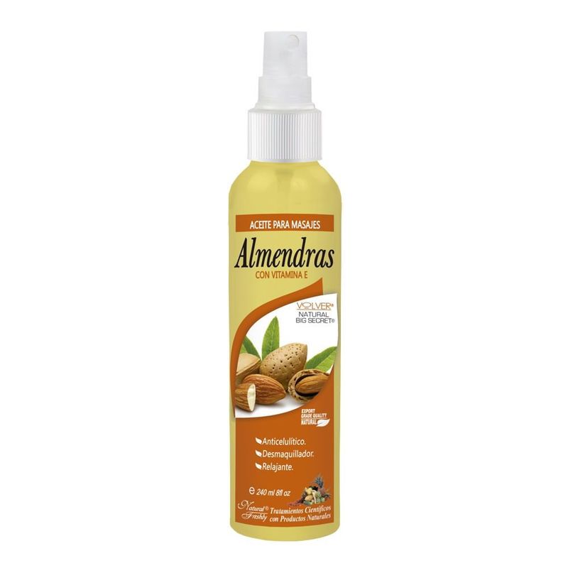 NATURAL FRESHLY - Aceite Para Masajes Natural Freshly Almendras X 240ml