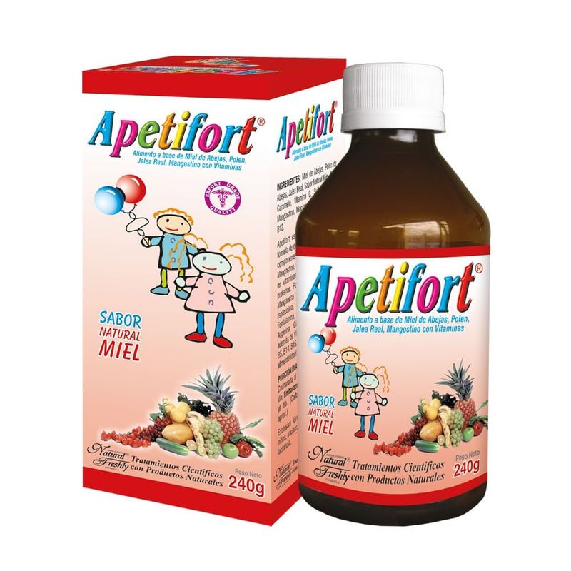 NATURAL FRESHLY - Apetifort Jarabe Chicle 240ml