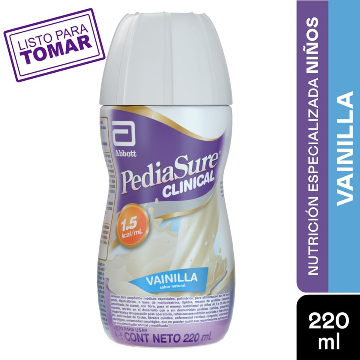 PEDIASURE - Pediasure Clinical Liquido Vainilla X 220ml