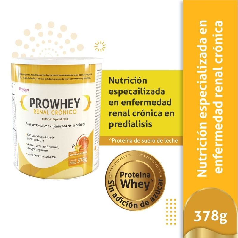 PROWHEY - Prowhey Renal Cronico Vainilla X 378gr
