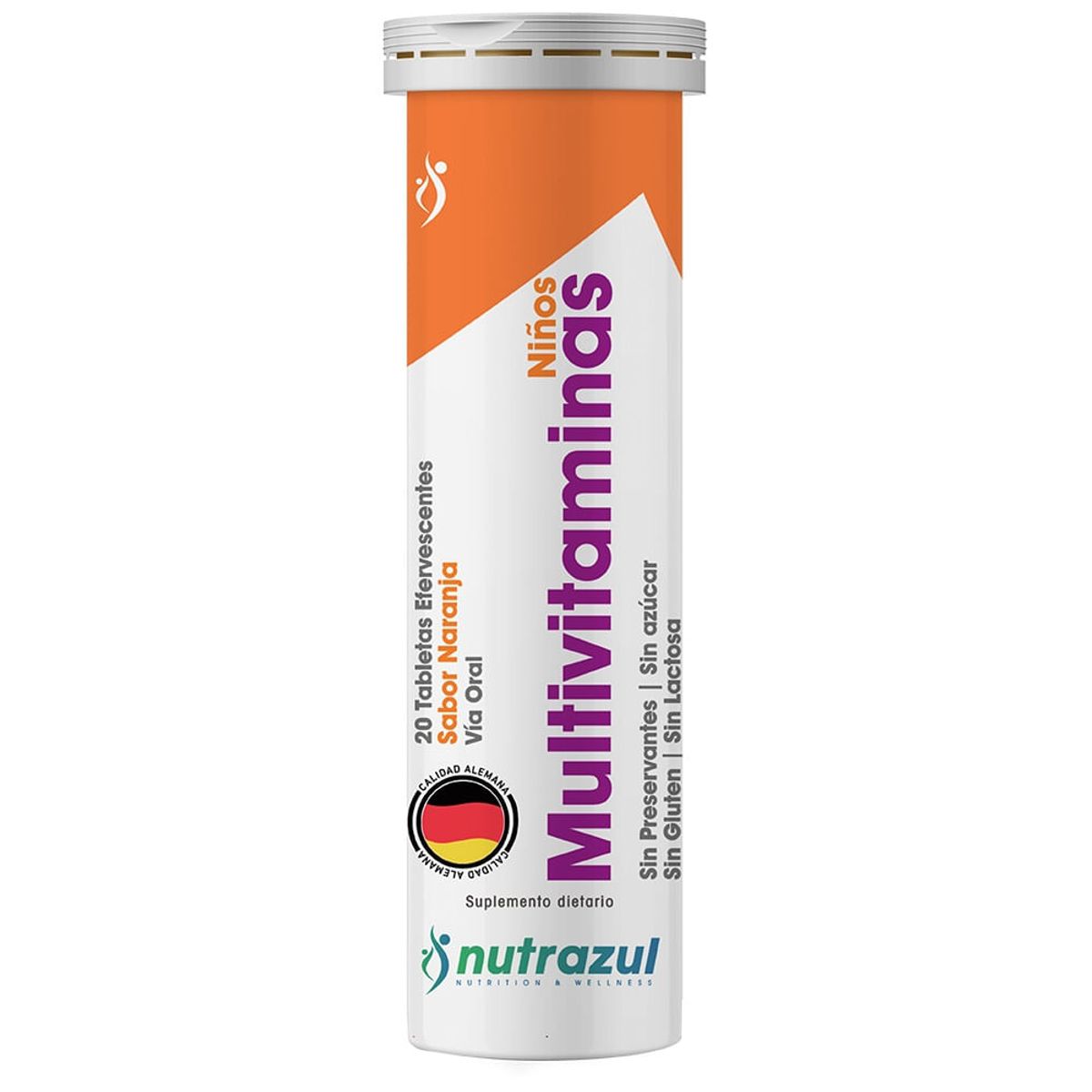 GENERICO - Multivitaminas Nutrazul Niños Naranja X 20 Tabletas