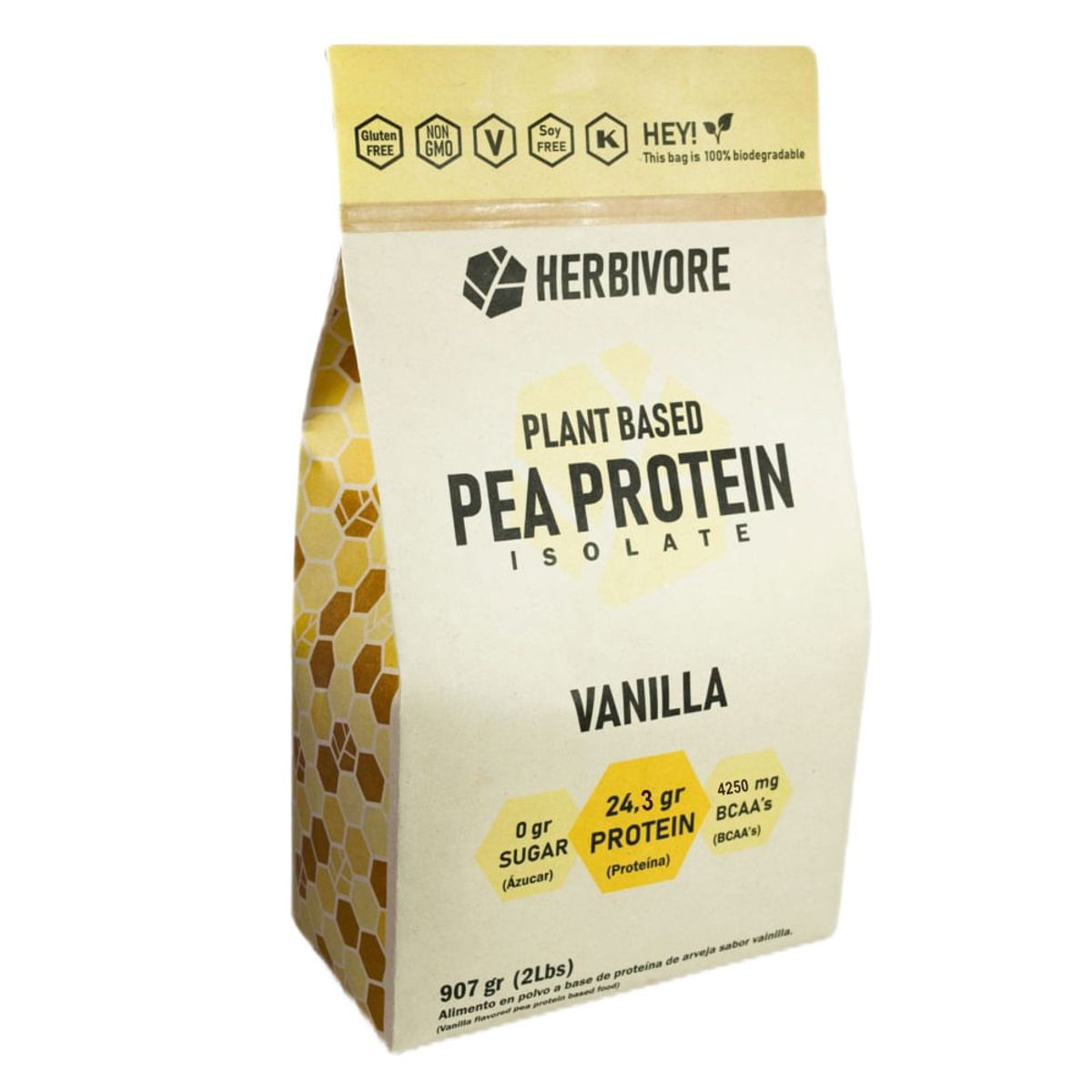 GENERICO - Proteina Herbivore Arveja Vainilla X 907g