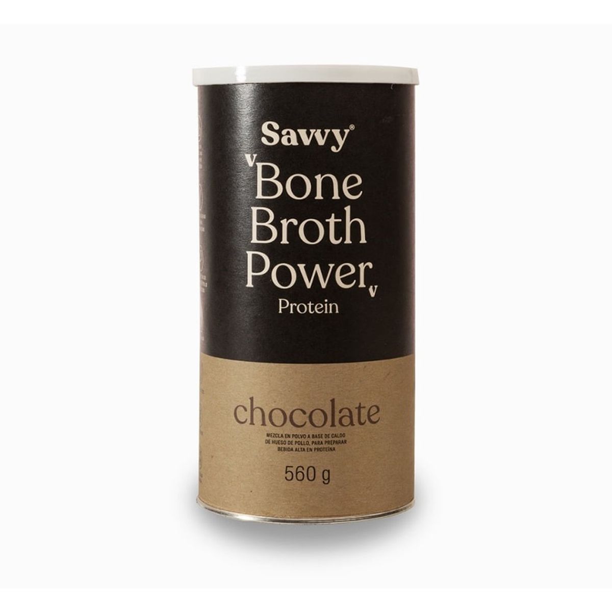 SAVVY - Proteina Savvy Bone Brothpower Chocolate X 560g
