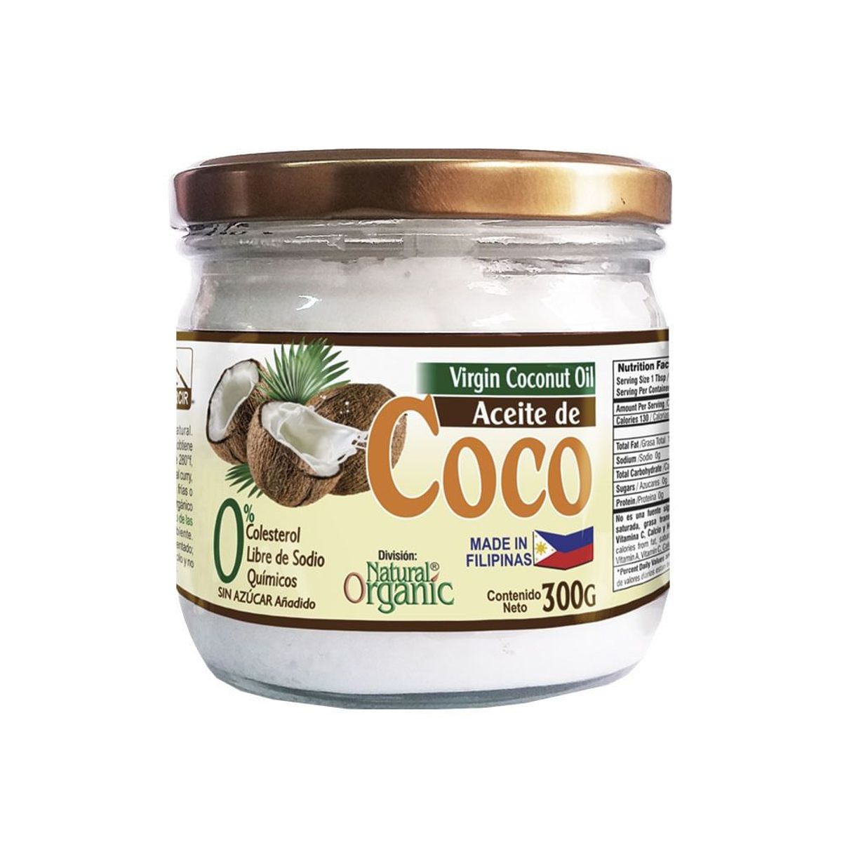 NATURAL FRESHLY - Aceite De Coco Natural Freshly X 300g