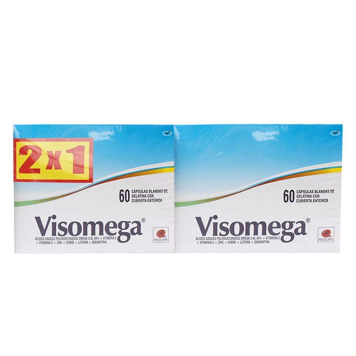 GENERICO - Oferta Visomega  Caja X 60 Capsulas Blandas 2 X 1