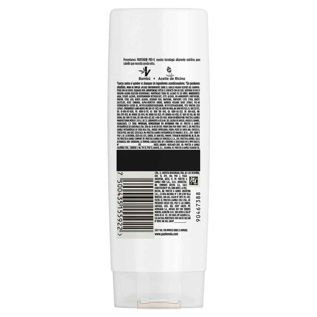 PANTENE - Acondicionador Pantene Pro-V Bambú Nutre & Crece X 400ml