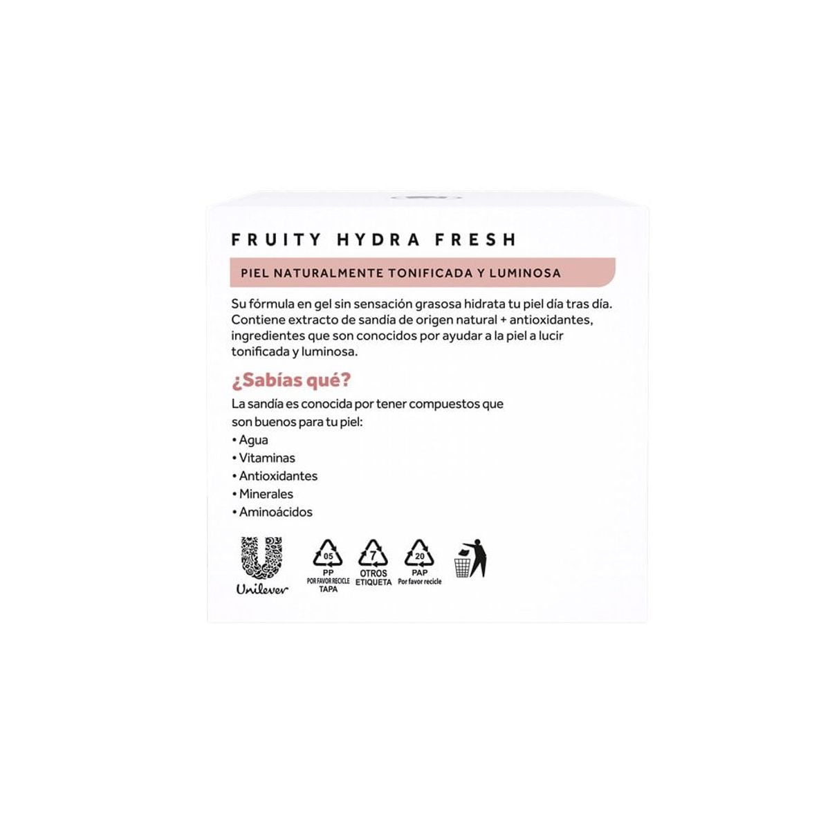 PONDS - Gel Hidratante Ponds Fruity Hydra Fresh Dia X 50g