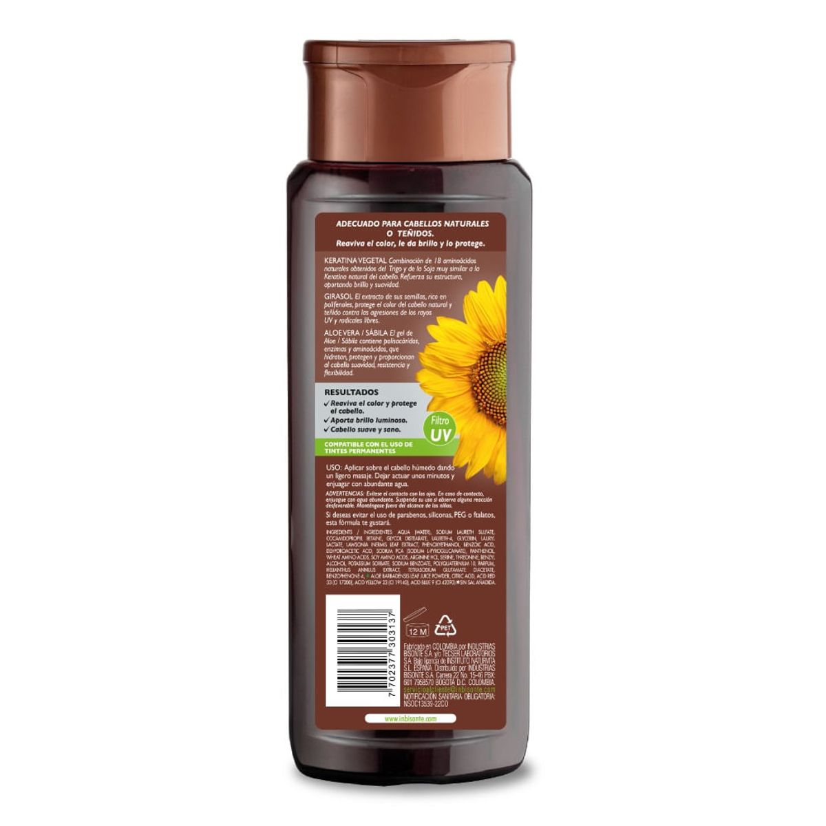 NATURALEZA Y VIDA - Naturaleza & Vida Shampoo Henna Castanos X 300ml