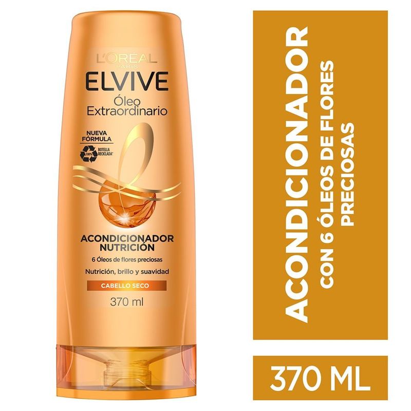 LOREAL - Acondicionador Elvive Oleo Extraordinario Nutricion X 370ml