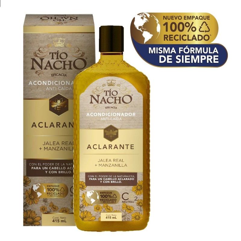 TIO NACHO - Tio Nacho Acondicionador Capilar Manzanilla Aclarante 415ml