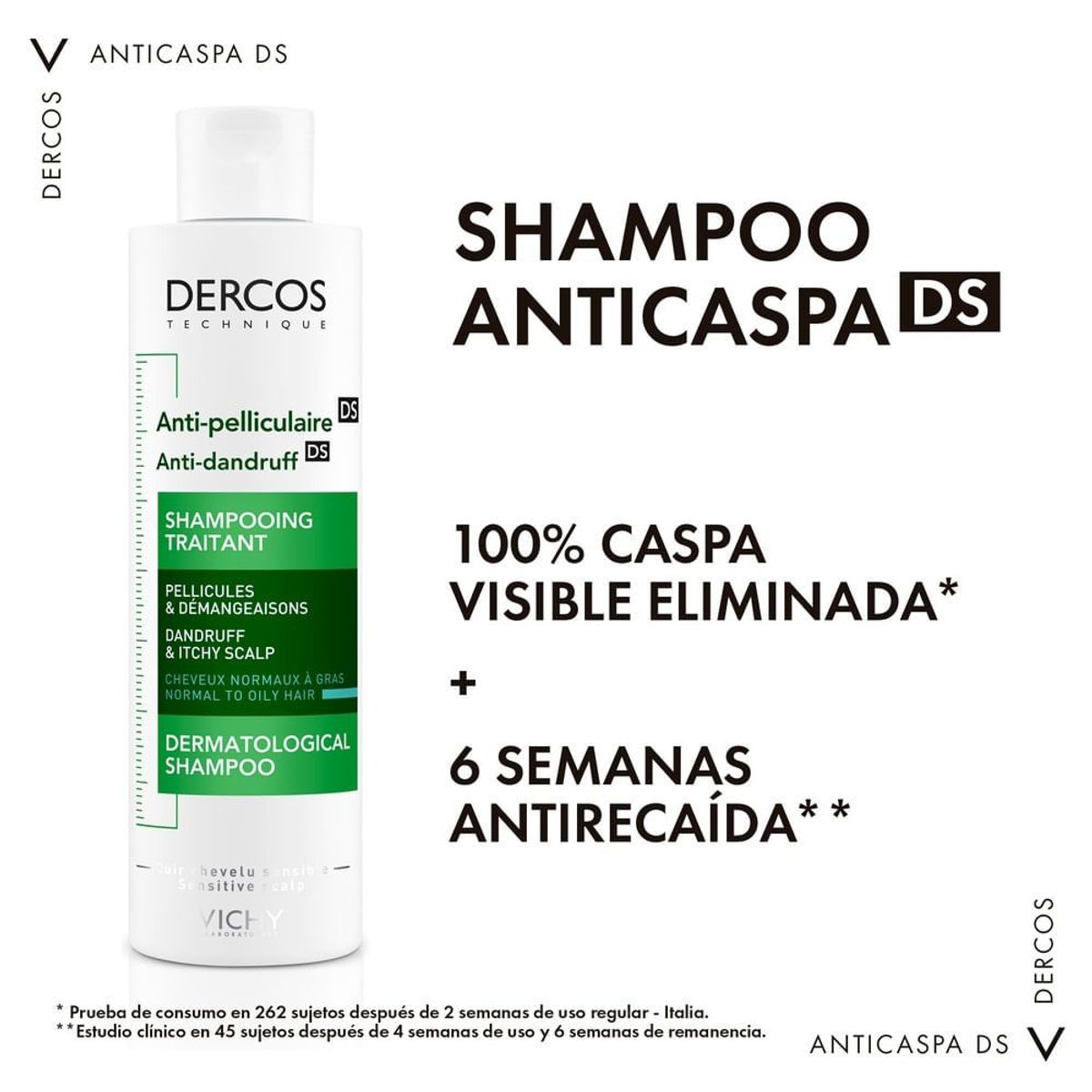 VICHY - Shampoo Dercos Anticaspa X 200ml