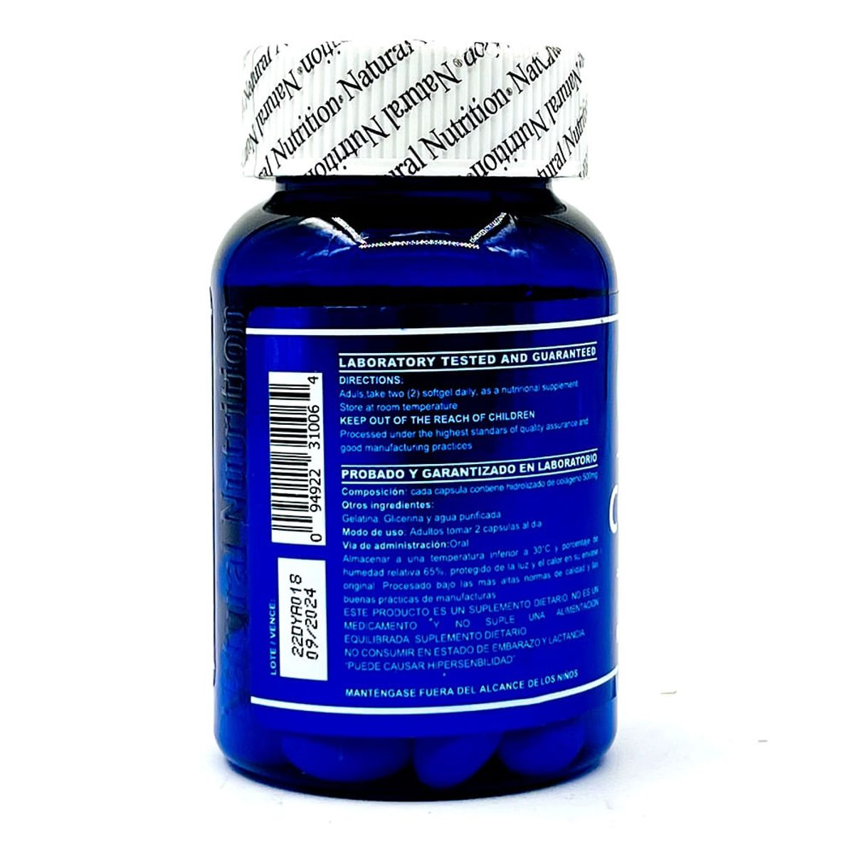 NATURAL NUTRITION - Colageno Natural Nutrition X 60 Capsulas